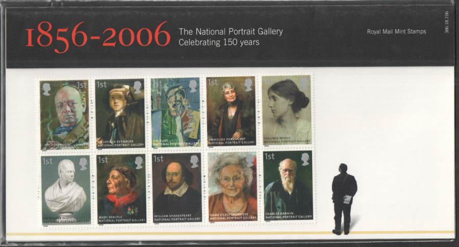 (image for) 2006 National Portrait Gallery Royal Mail Presentation Pack 386